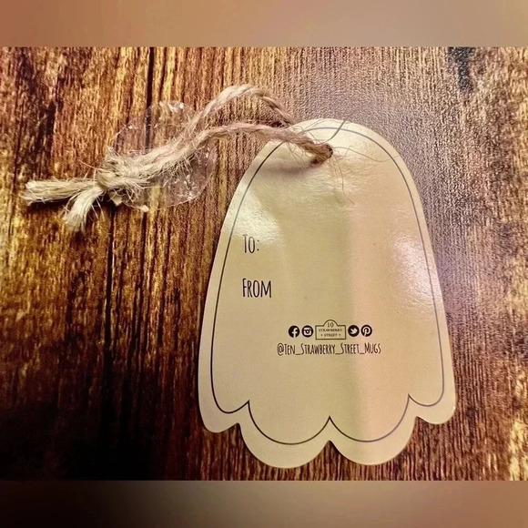 SET: 10 Strawberry Street | Skeleton Hand Ceramic Mugs - Picture 8 of 16